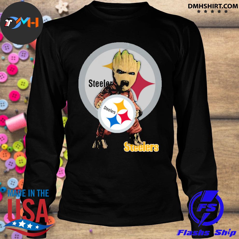 Groot I Am Pittsburgh Steelers Shirt - High-Quality Printed Brand