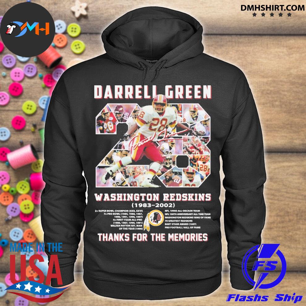 Darrel Green Washington Redskins 1983 - 2002 Thanks for the memories Shirt  Hoodie Sweatshirt - FridayStuff