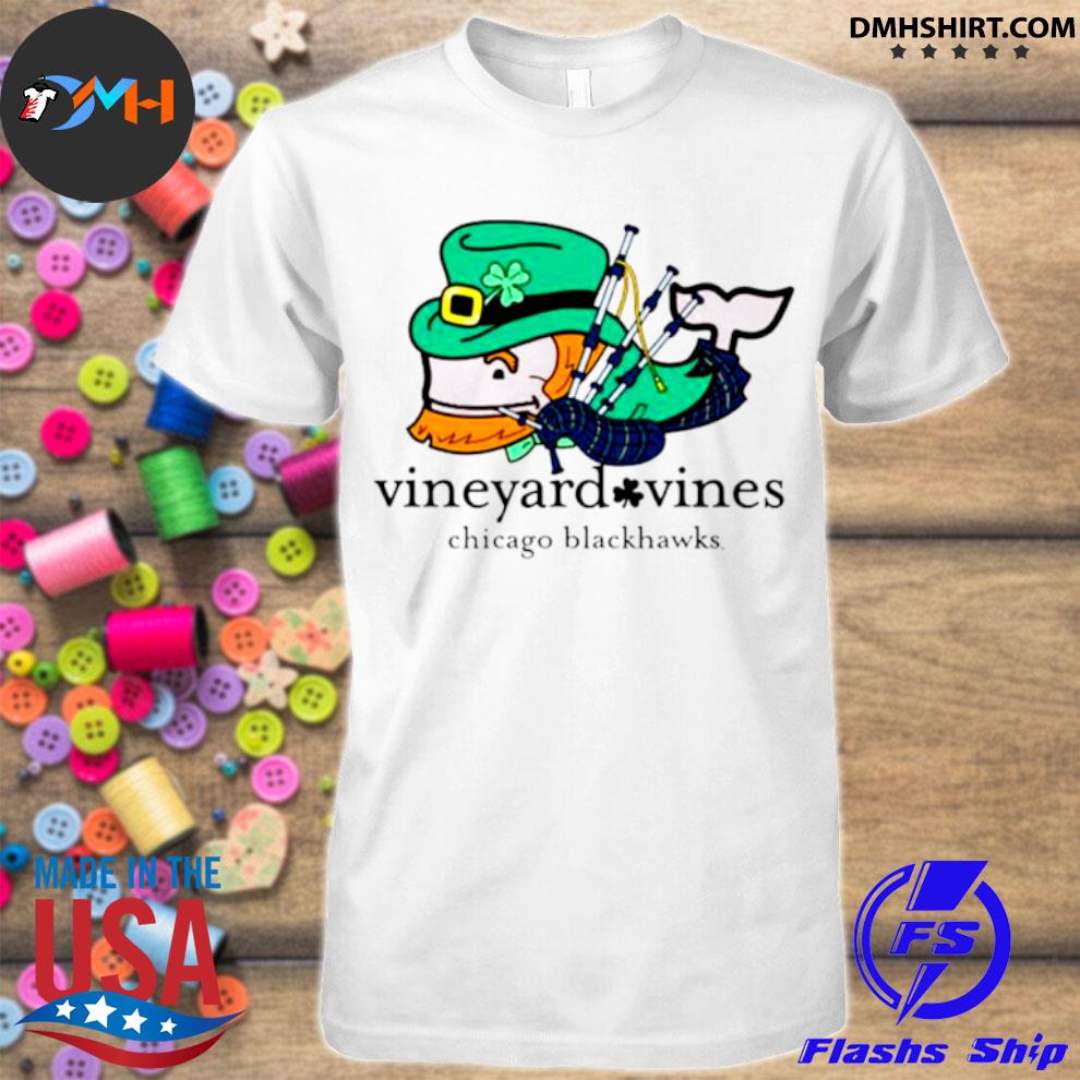 Chicago Blackhawks Vineyard Vines St Patricks Day Shirt