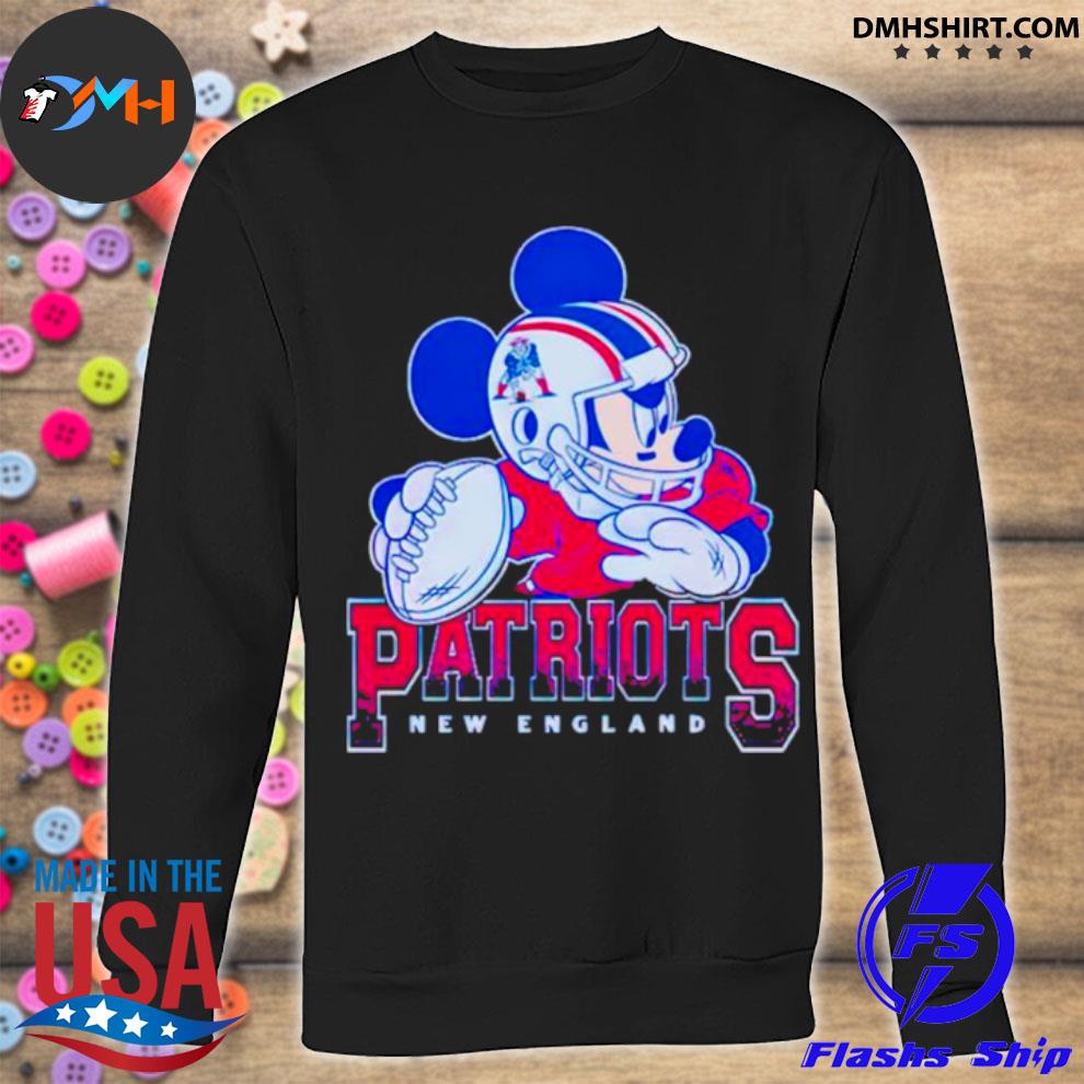 New England Patriots Disney Mickey shirt, hoodie, sweater, long