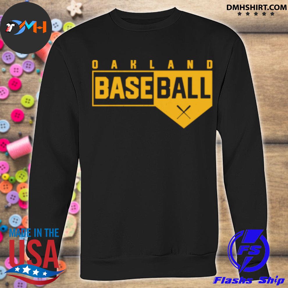 Forbindelse krydstogt hellige Oakland Baseball Classic Home Plate Design Shirt, hoodie, sweater and long  sleeve