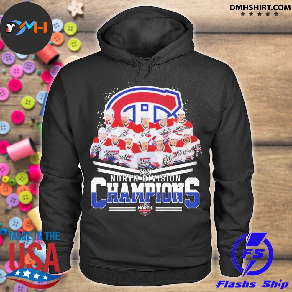 Montreal Canadiens 2021 north division Champions shirt, hoodie, sweater, long sleeve and tank top