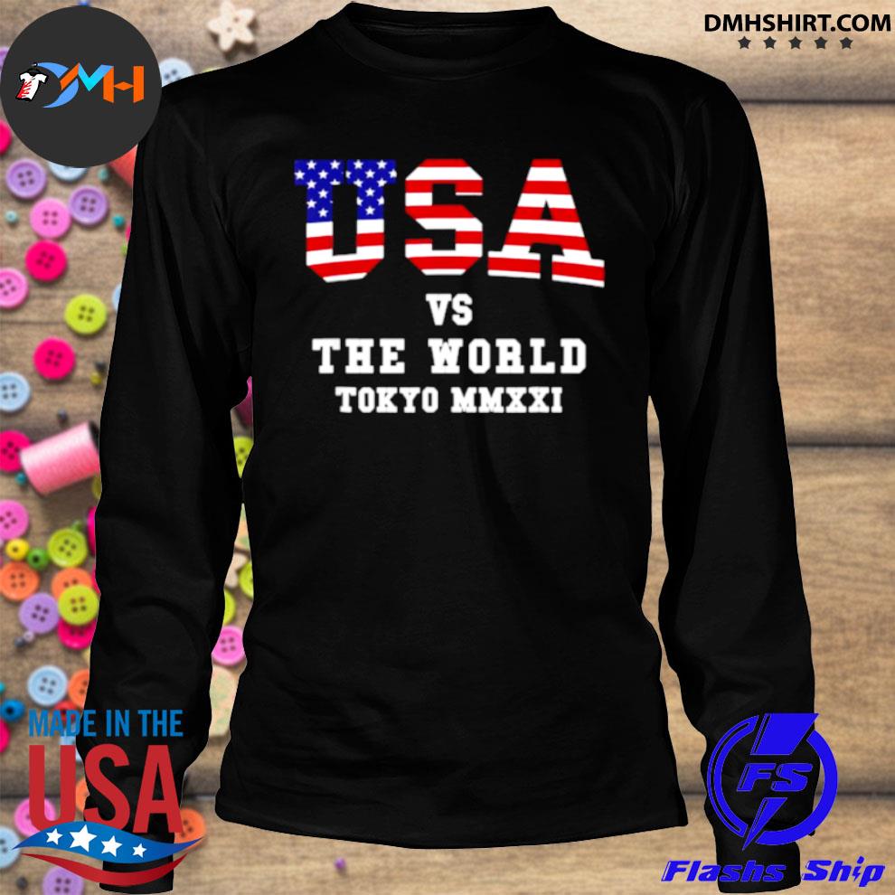 Usa vs the world 4th of july soccer basketball shirt ...