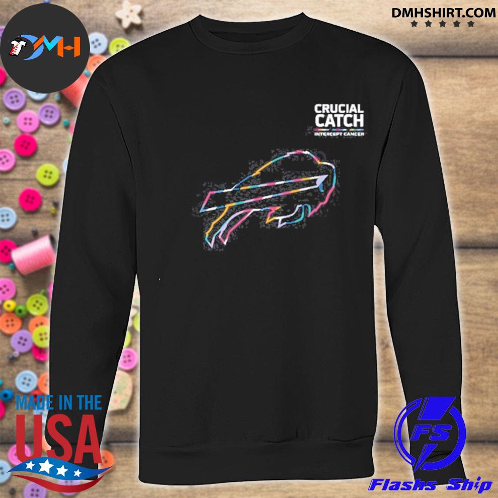 Logo Nfl Buffalo Bills Crucial Catch Intercept Cancer 2023 Champions Shirt,  hoodie, sweater, long sleeve and tank top