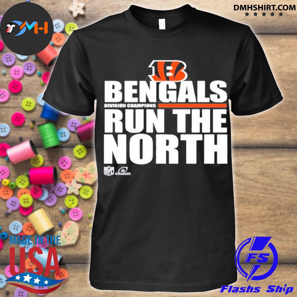 Funny Cincinnati Bengals division Champions run the north shirt, hoodie,  sweater, long sleeve and tank top