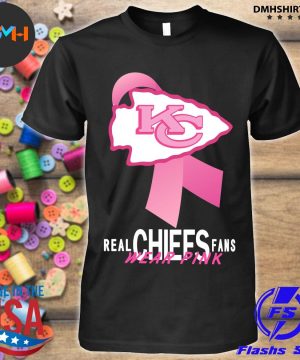 Kansas City Chiefs Real Chiefs Fans Wear Pink Breast Cancer shirt, hoodie,  sweater and long sleeve