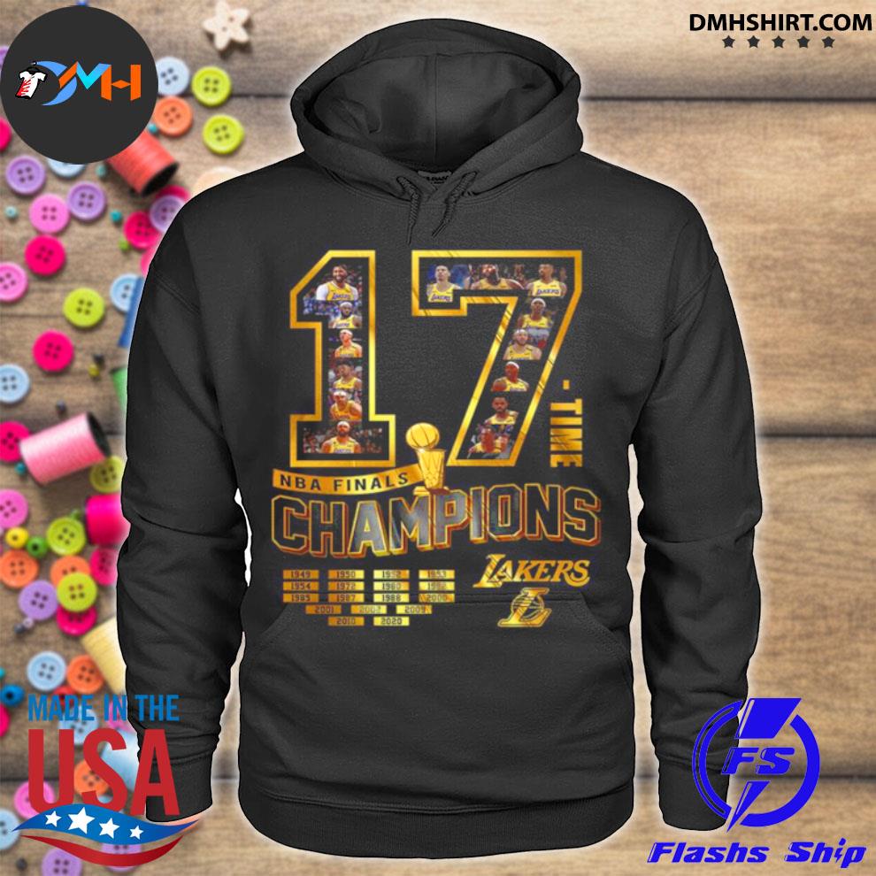 Los Angeles Lakers 17-Time NBA Finals Champions Pullover Hoodie