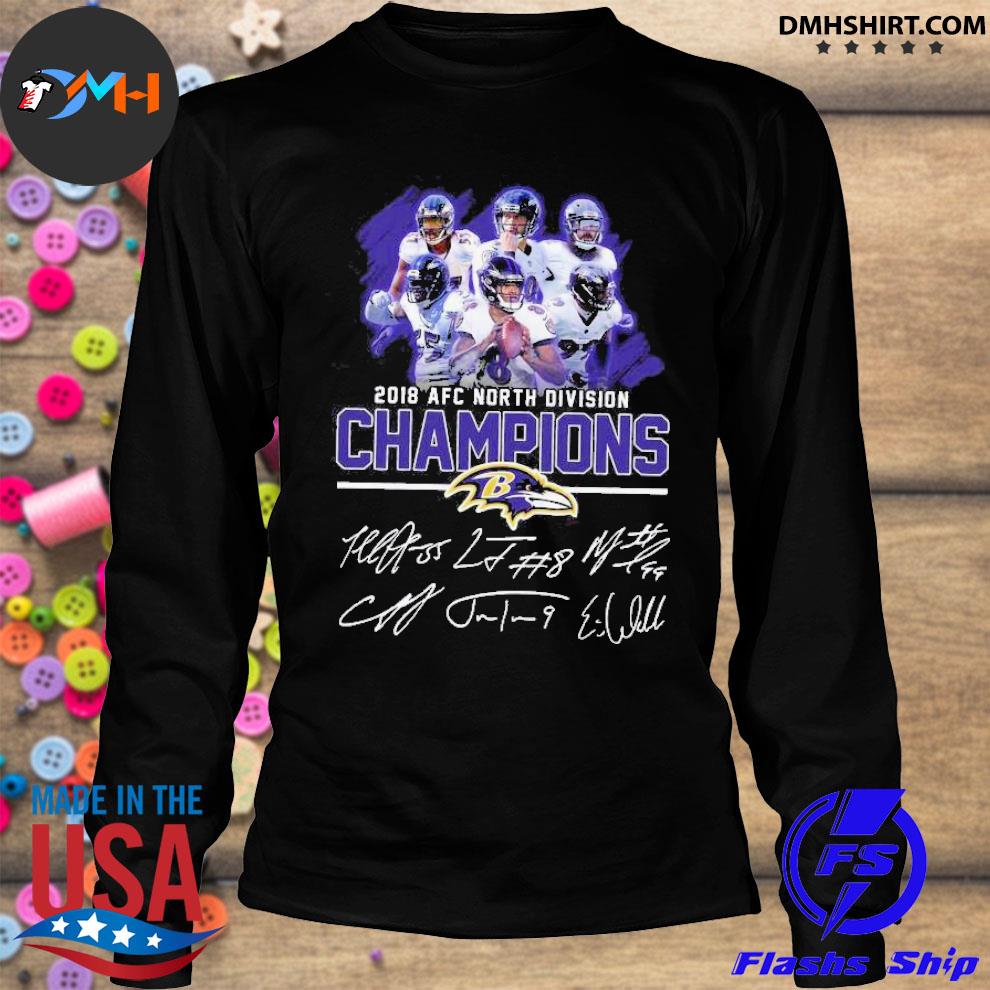 Baltimore Ravens AFC North Champions Gear & Apparel 2018