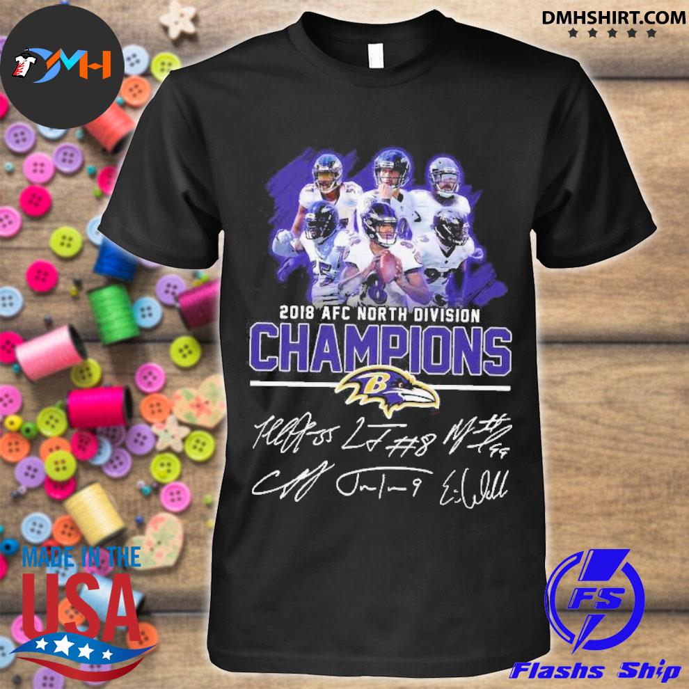 NFL Shop Baltimore Ravens 2022 AFC North Division Champions T-Shirt,  hoodie, sweater, long sleeve and tank top