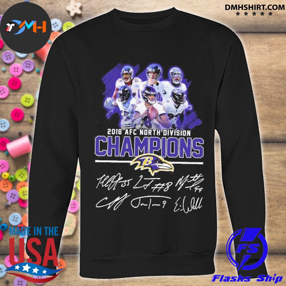 Baltimore Ravens AFC North Champions Gear & Apparel 2018