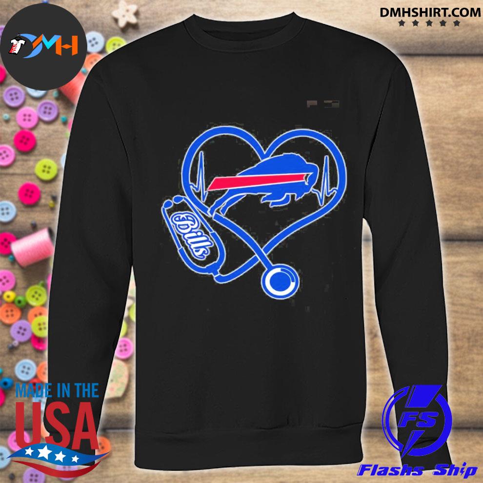 Nurse Heart Buffalo Bills limited Shirt, Hoodie, Long Sleeved, SweatShirt