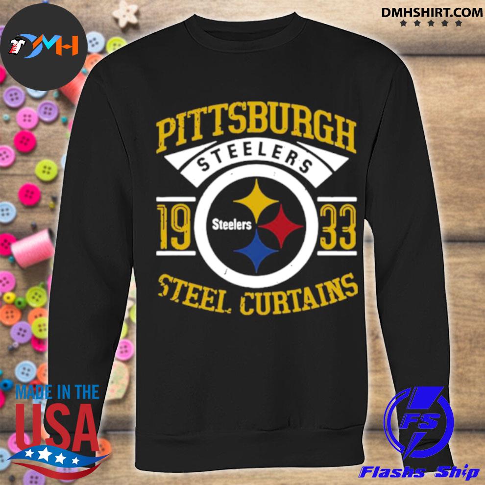 Official black Pittsburgh Steelers steel curtain T-shirts, hoodie