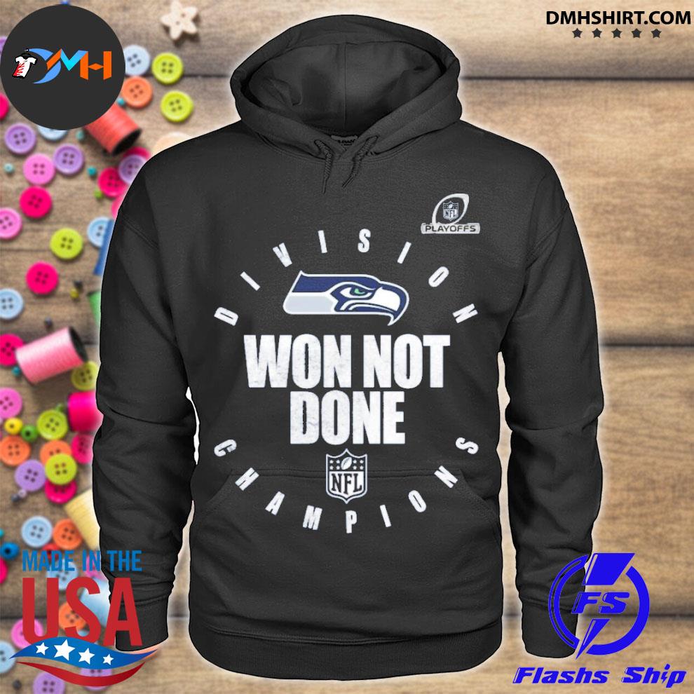 Official seattle seahawks nfc west champions 2020 won not done shirt,  hoodie, sweater, long sleeve and tank top