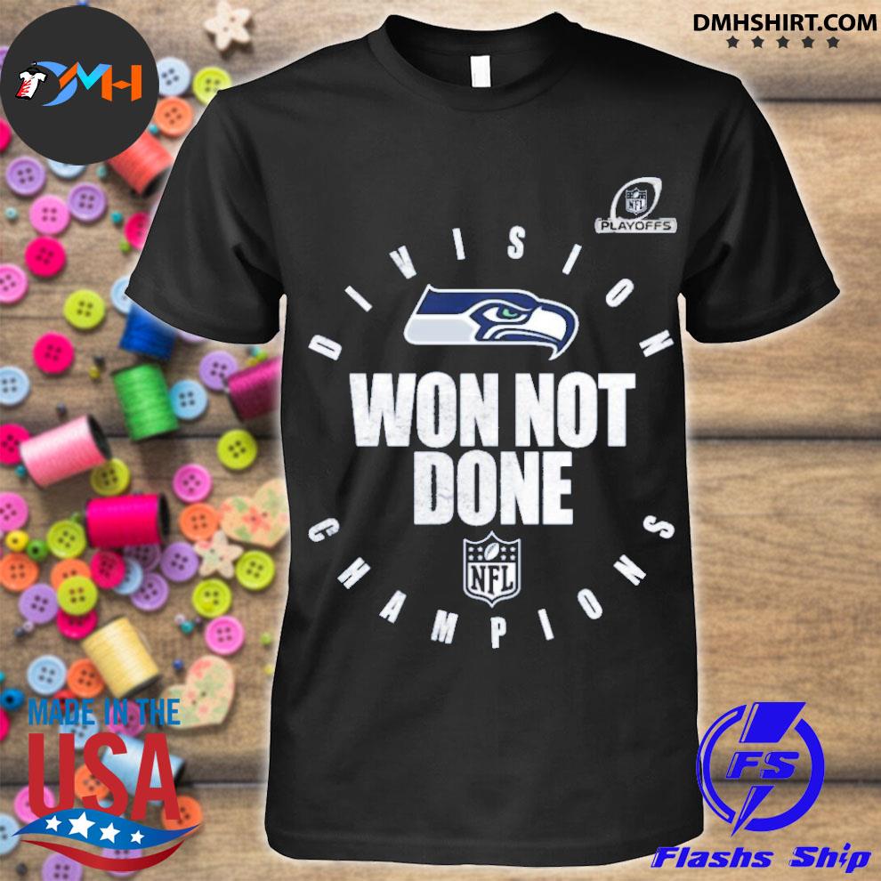 Official seattle seahawks nfc west champions 2020 won not done shirt,  hoodie, sweater, long sleeve and tank top