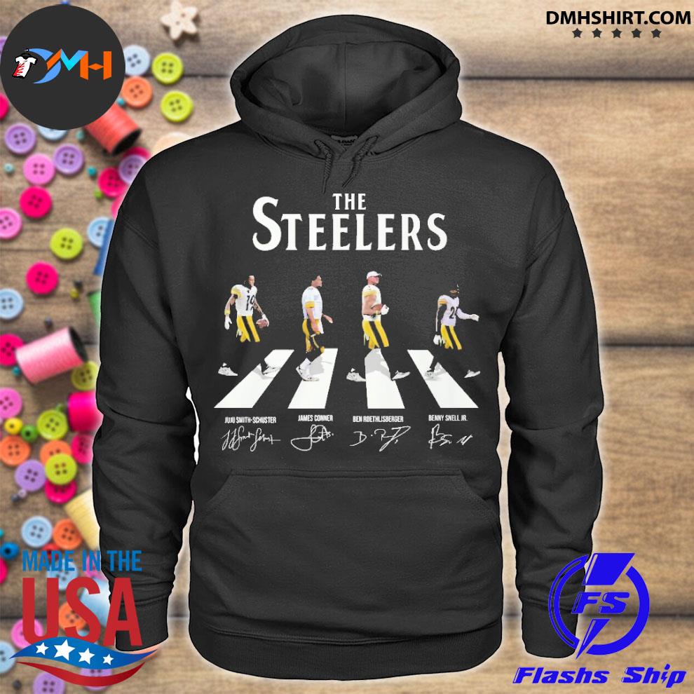 The-Steelers-Abbey-Road T-Shirt anime clothes Short sleeve plain t shirts  men