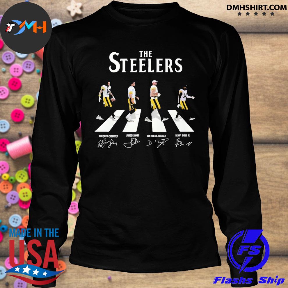 The-Steelers-Abbey-Road T-Shirt anime clothes Short sleeve plain t shirts  men