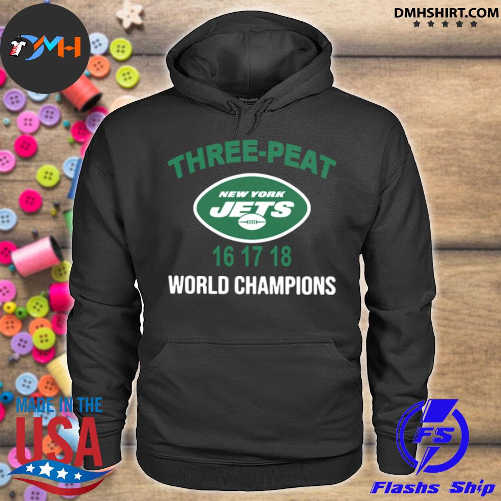 Three peat New York Jets Champions shirt 