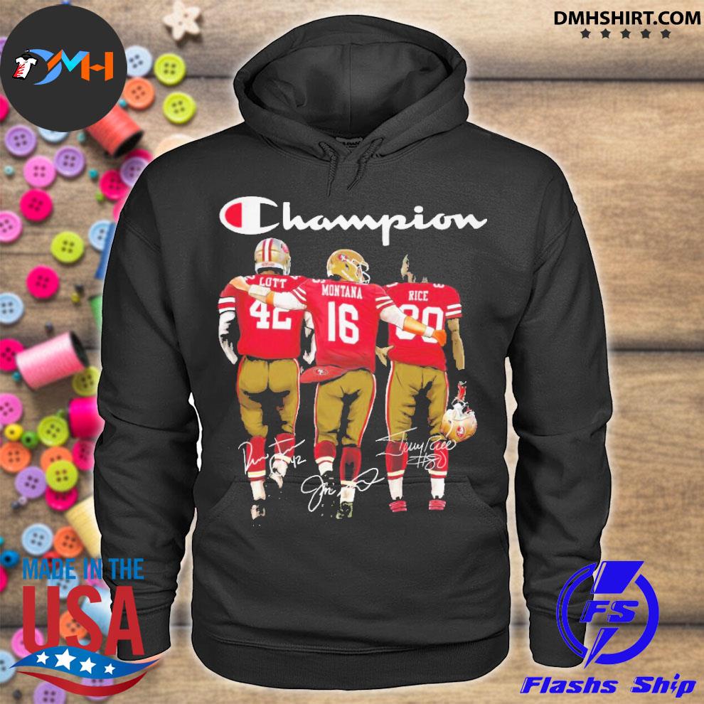 San Francisco 49ers 80 Jerry Rice And 16 Joe Montana Signatures Shirt,  hoodie, sweater, long sleeve and tank top