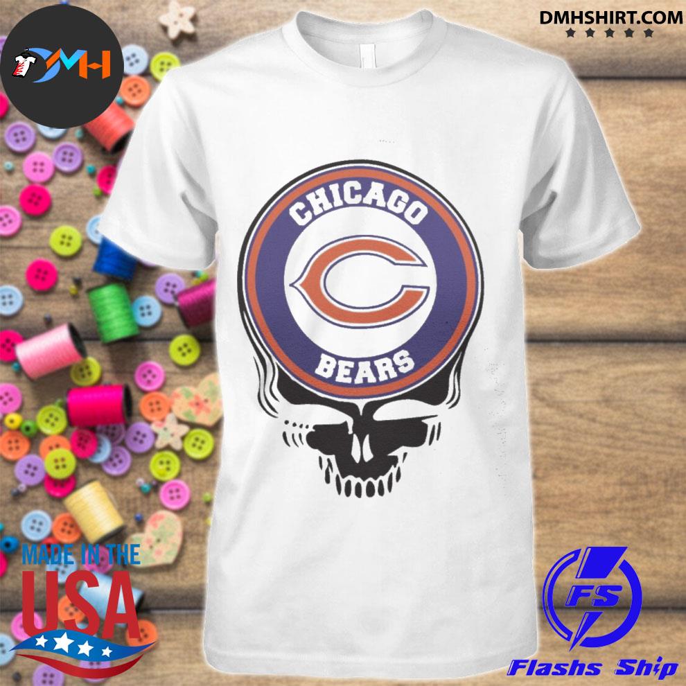 NFL Team Chicago Bears X Grateful Dead Logo Band T-Shirts - teezill