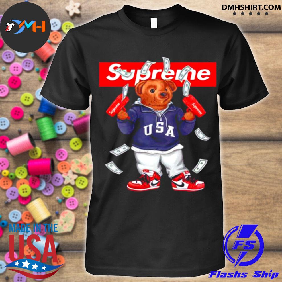 Funny Supreme Hot Bear shirt - Kingteeshop