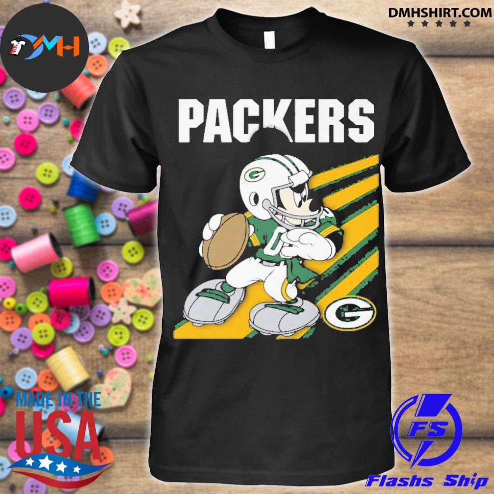 Mickey Mouse playing Rugby Green Bay Packers 2021 shirt, hoodie, sweater  and long sleeve