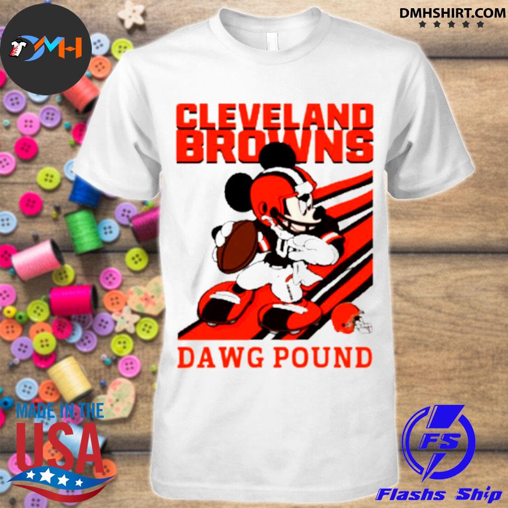 CLEVELAND BROWNS DAWG HOUSE T Shirt HOMAGE Men's SMALL Dog Pound