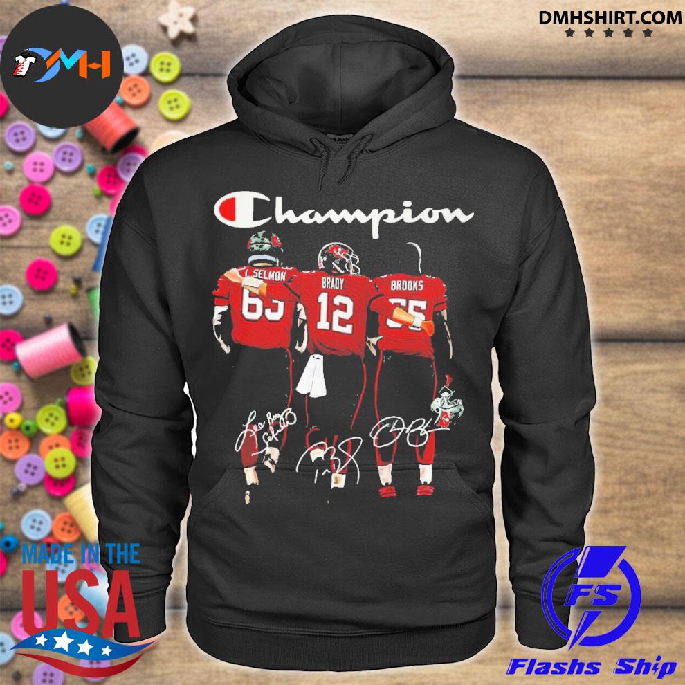 Tampa Bay Buccaneers Champion Selmon Brady Brooks signatures shirt, hoodie,  sweatshirt and long sleeve