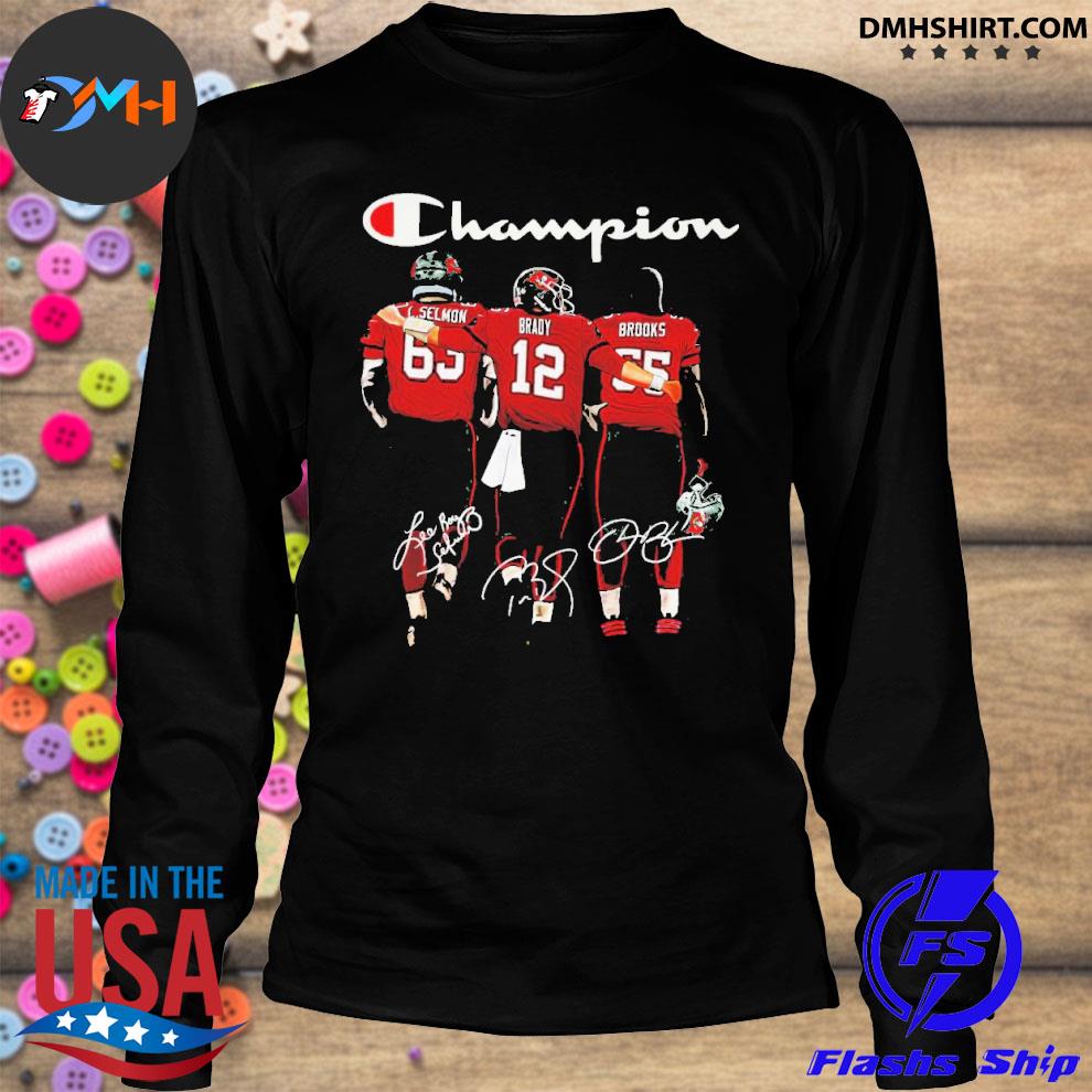 Tampa Bay Buccaneers Champion Selmon Brady Brooks signatures shirt, hoodie,  sweatshirt and long sleeve