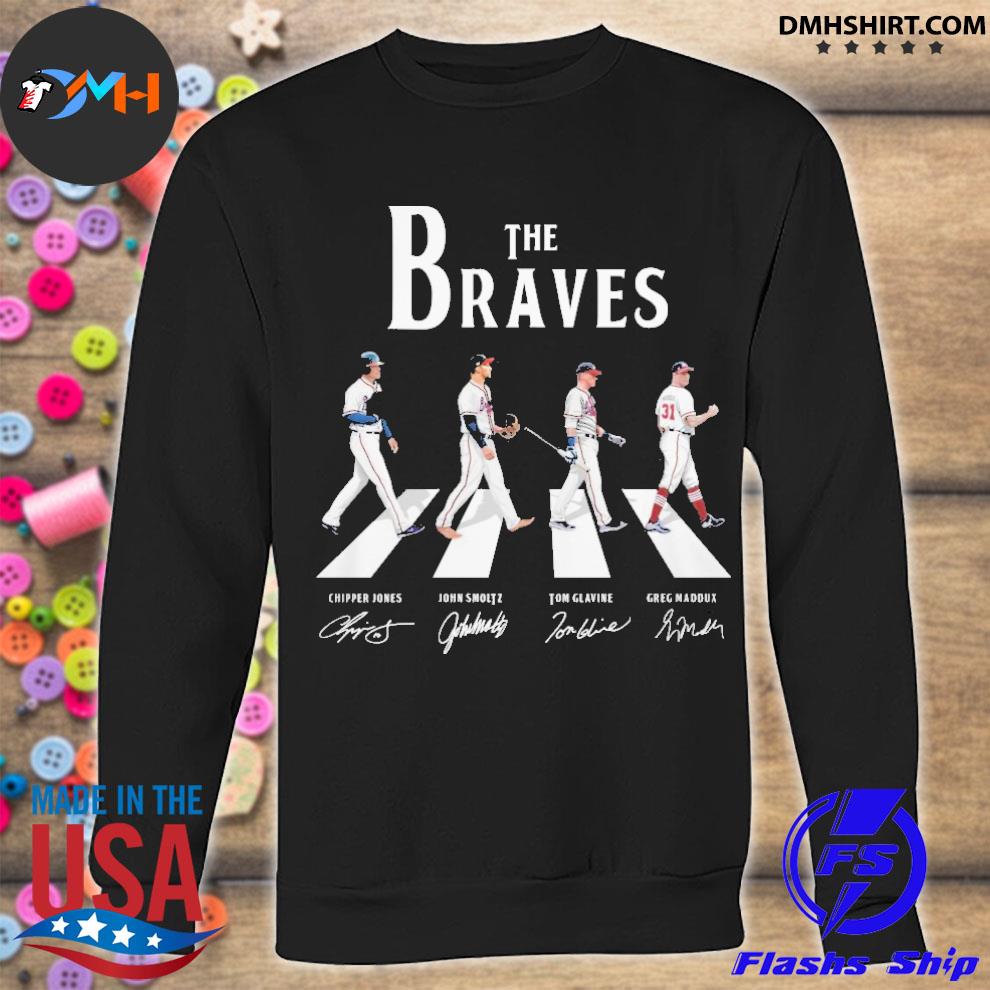 Official The Braves Abbey Road signatures shirt, hoodie