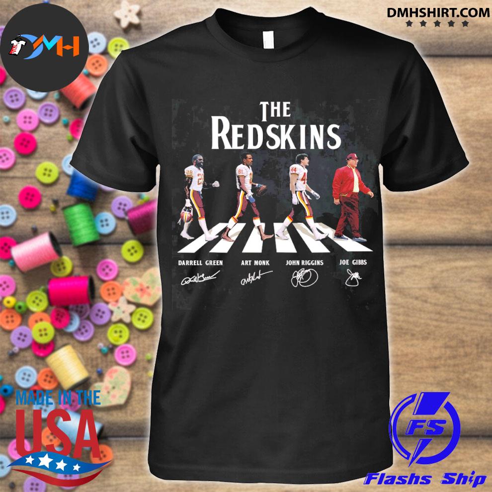 The Washington Redskins Abbey Road Signatures Shirt, The Redskins Abbey  Road And Logo Shirt, Redskins Walking Shirt hoodie, sweatshirt, longsleeve  tee