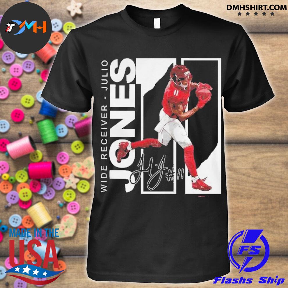 Wide Receiver Julio Jones Atlanta Football signature shirt - Kingteeshop